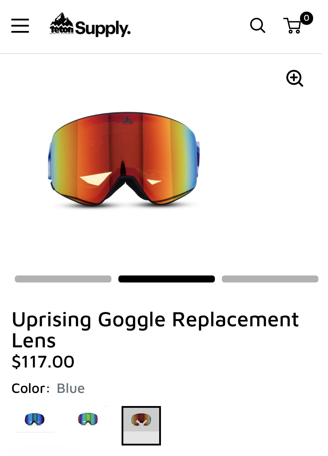 Uprising Goggle Replacement Lens image indicator(6)