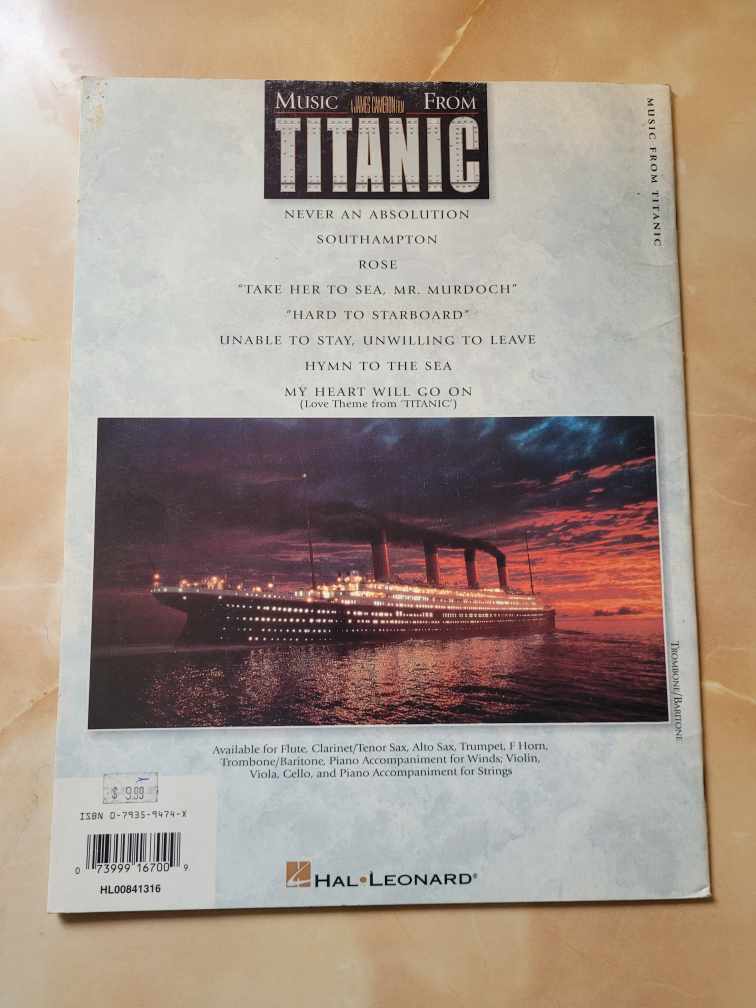 The Lion King and Titanic Trombone Musical note books 📯📚 image indicator(6)