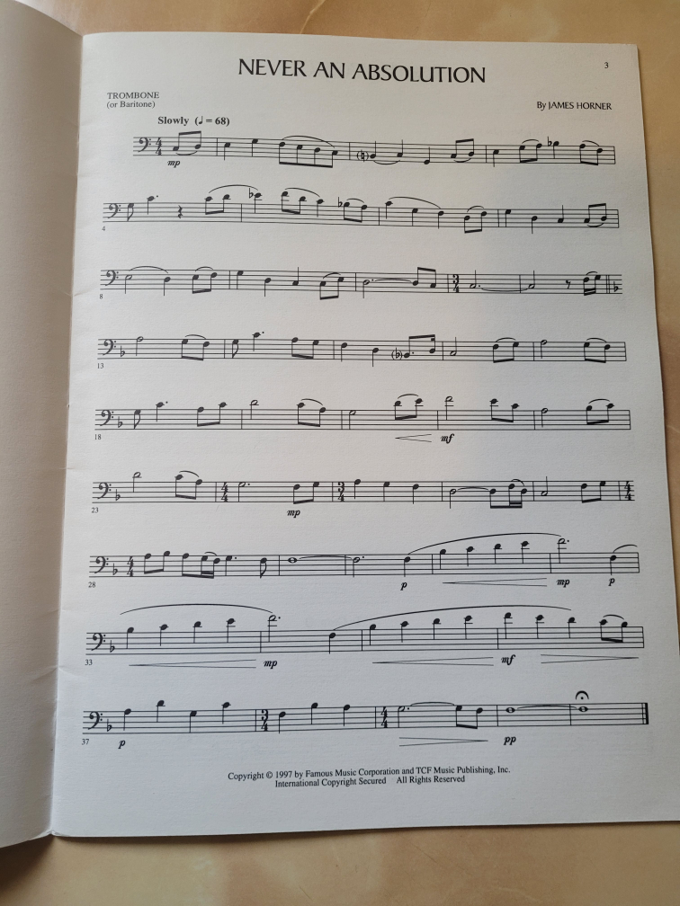 The Lion King and Titanic Trombone Musical note books 📯📚 image indicator(7)