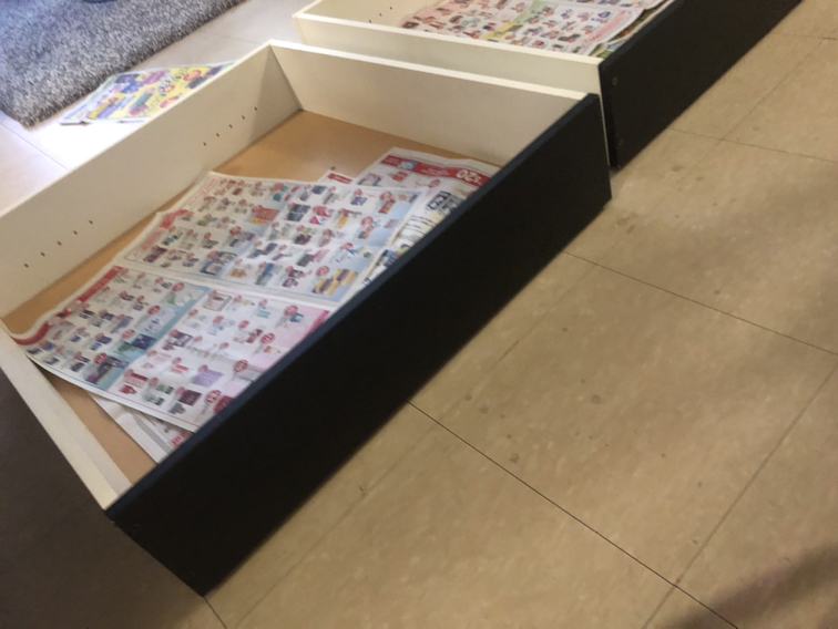 Under bed storage drawers with rollers - photo 3