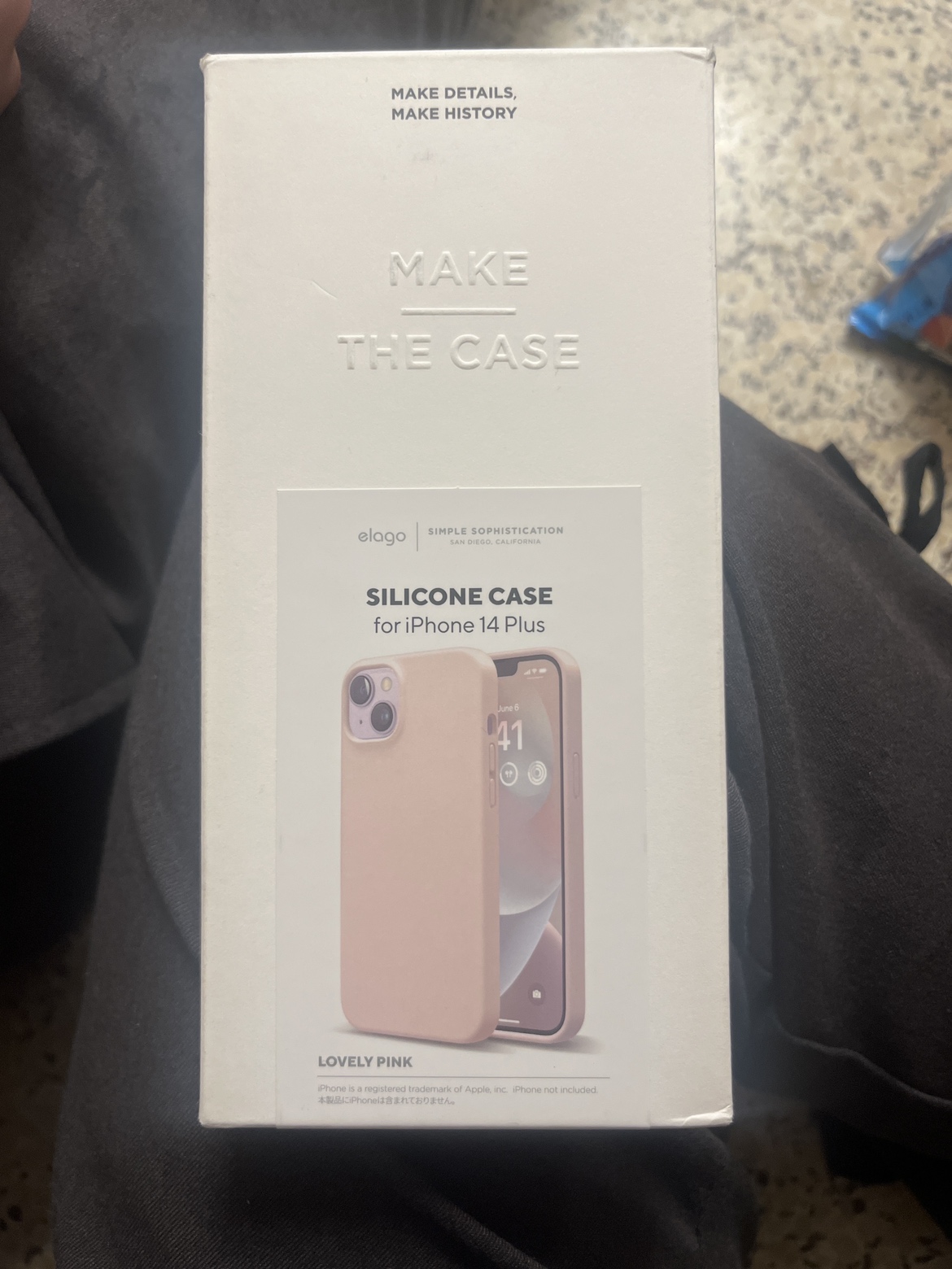 Pink Silicone Phone Case Iphone 14+