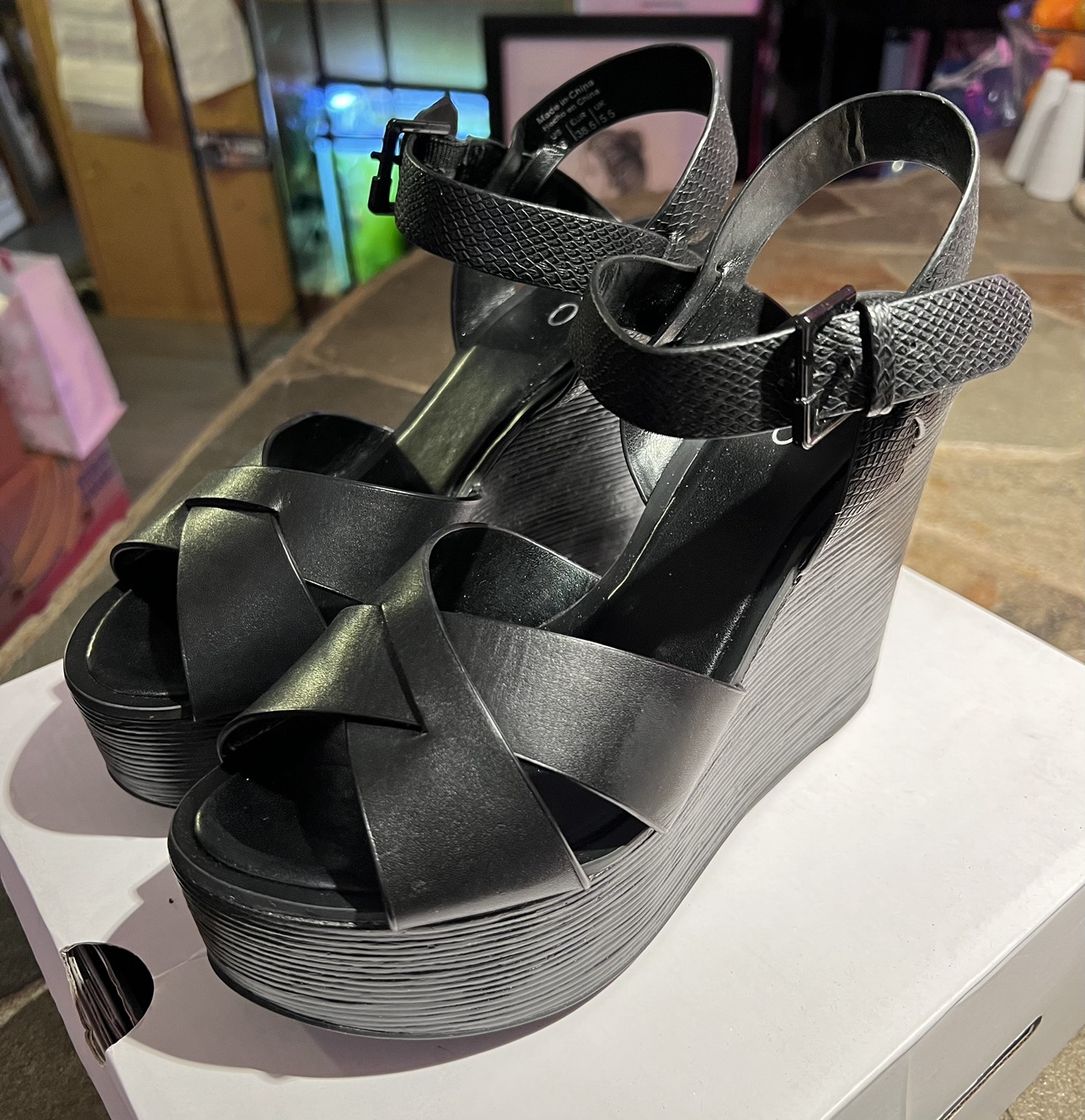Aldo Regnano Wedge Sandal (Women’s 8)(LNIB) image indicator(3)