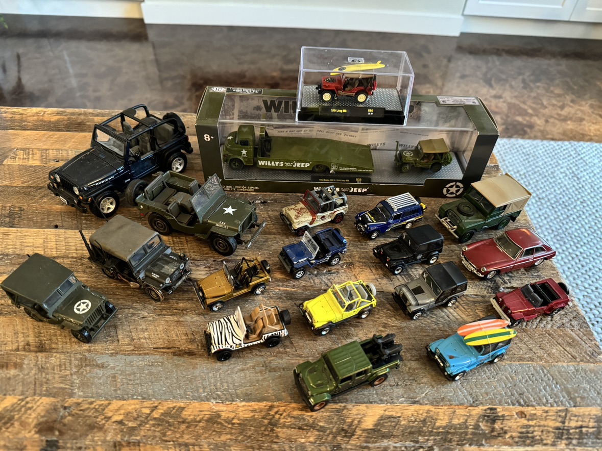 JEEP collection LOT.  Various types. Hot Wheels Dinky Corgi thumbnail