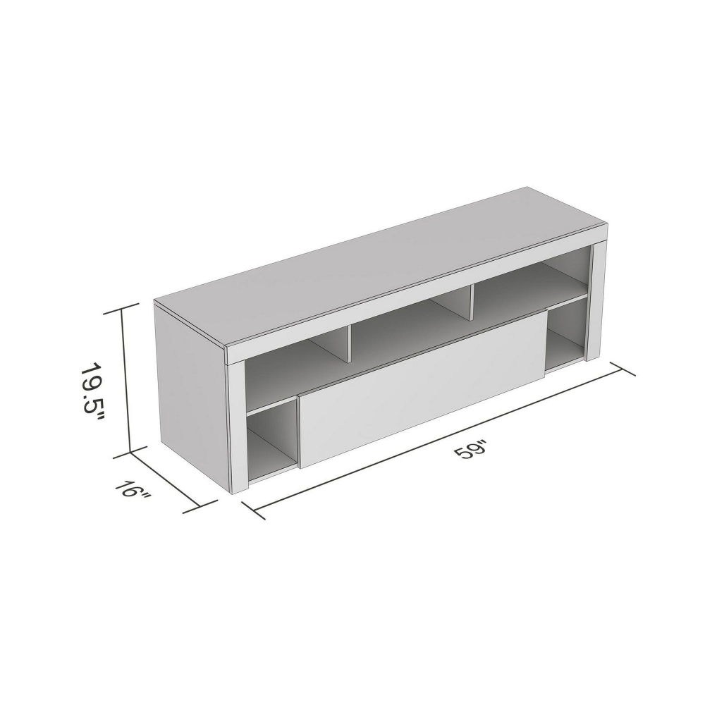 Wooden TV table - photo 2