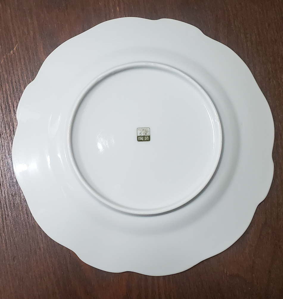 Korea white porcelain plates 3sets of 6 each - photo 4
