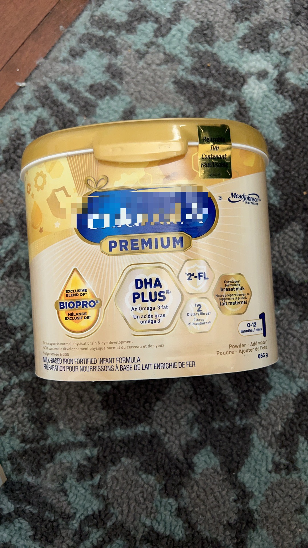 Enfamil baby food