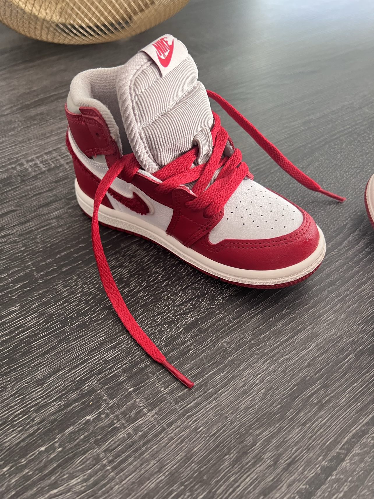 Jordan Toddler Air 1 High Retro OG TD CU0450 061 Varsity Red thumbnail