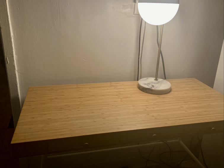 Bamboo Desk Table - photo 2
