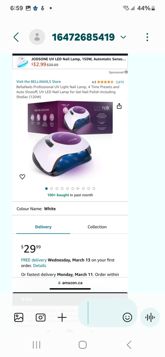 professional nail led dryer new in box 20.00 image indicator(3)