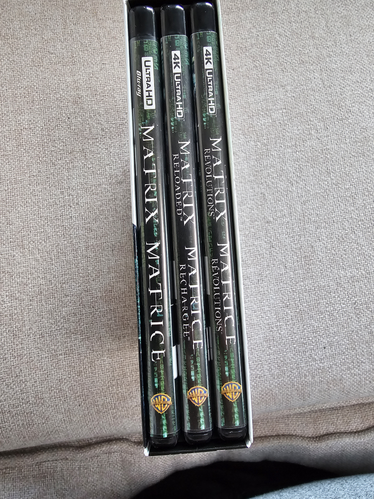 The Matrix 4k UHD Trilogy box set - photo 3