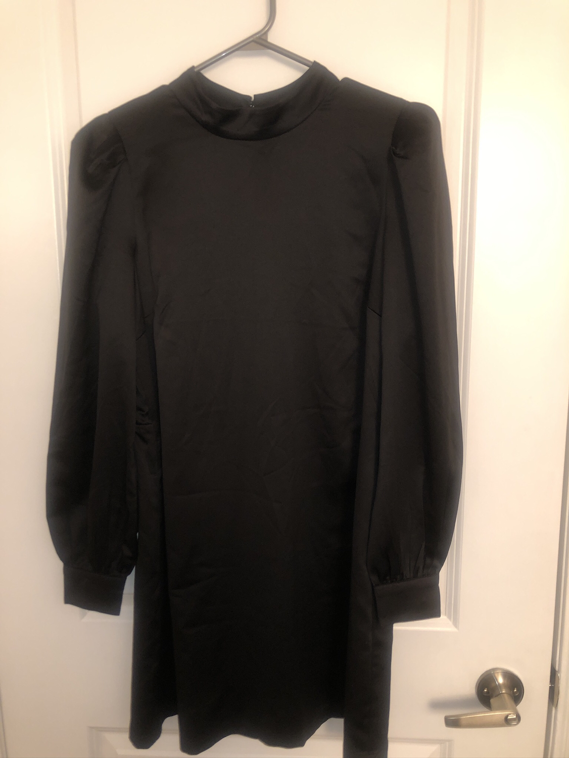 Satin Open Back Shift Dress from Dynamite - photo 3