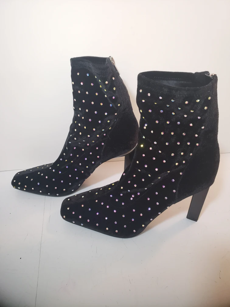 sparkly high heel boots size us 11 4/inch heel - photo 3