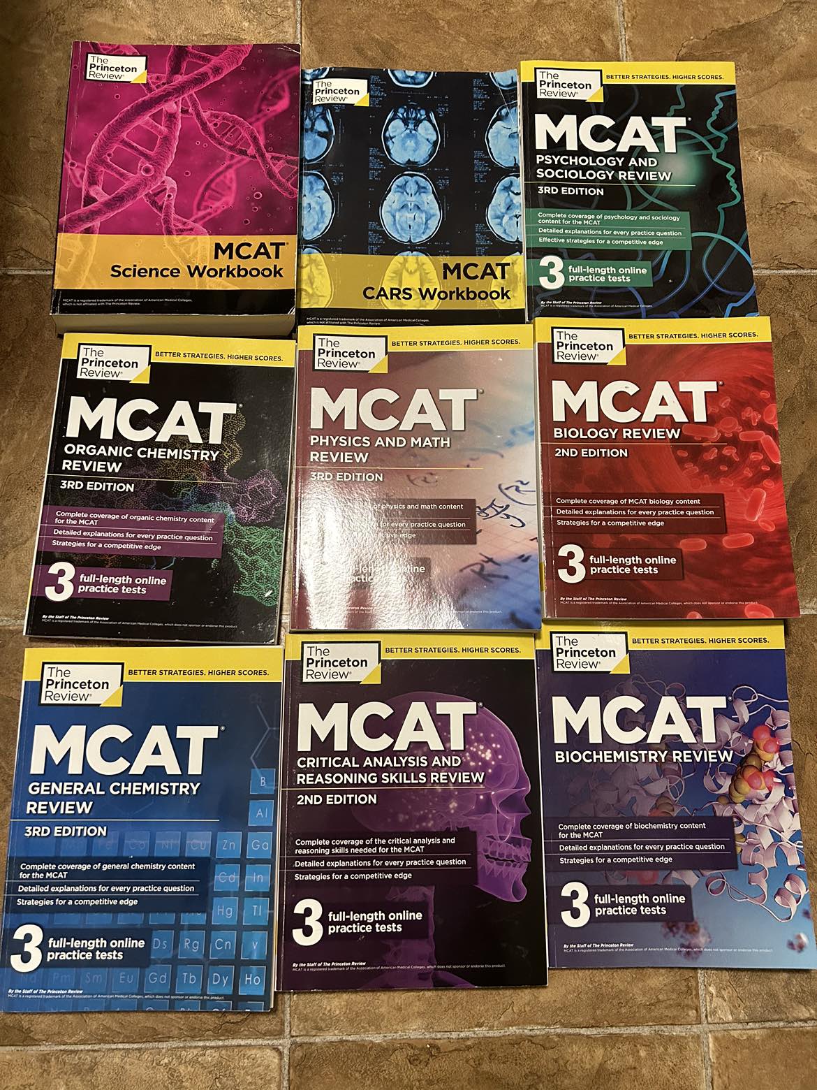 MCAT TEXTBOOK SET