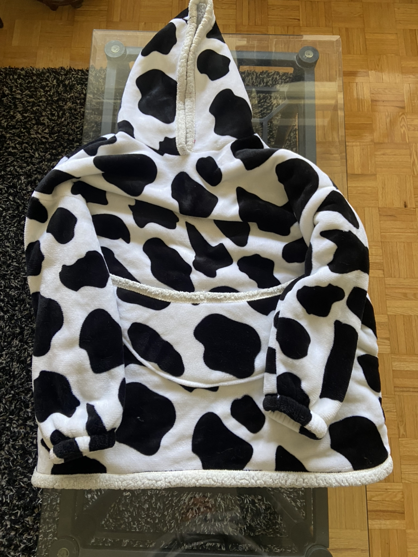 Cow Print Oodie - Size 1XL thumbnail