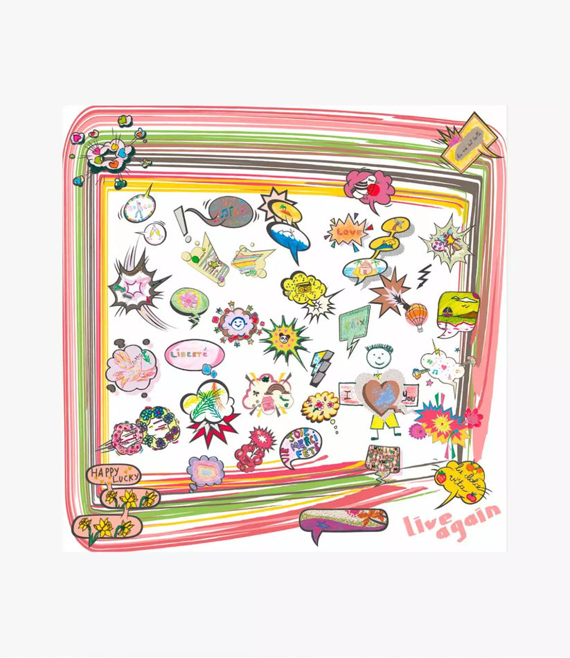 "La Dolce Vita" Pop Art Scarf thumbnail