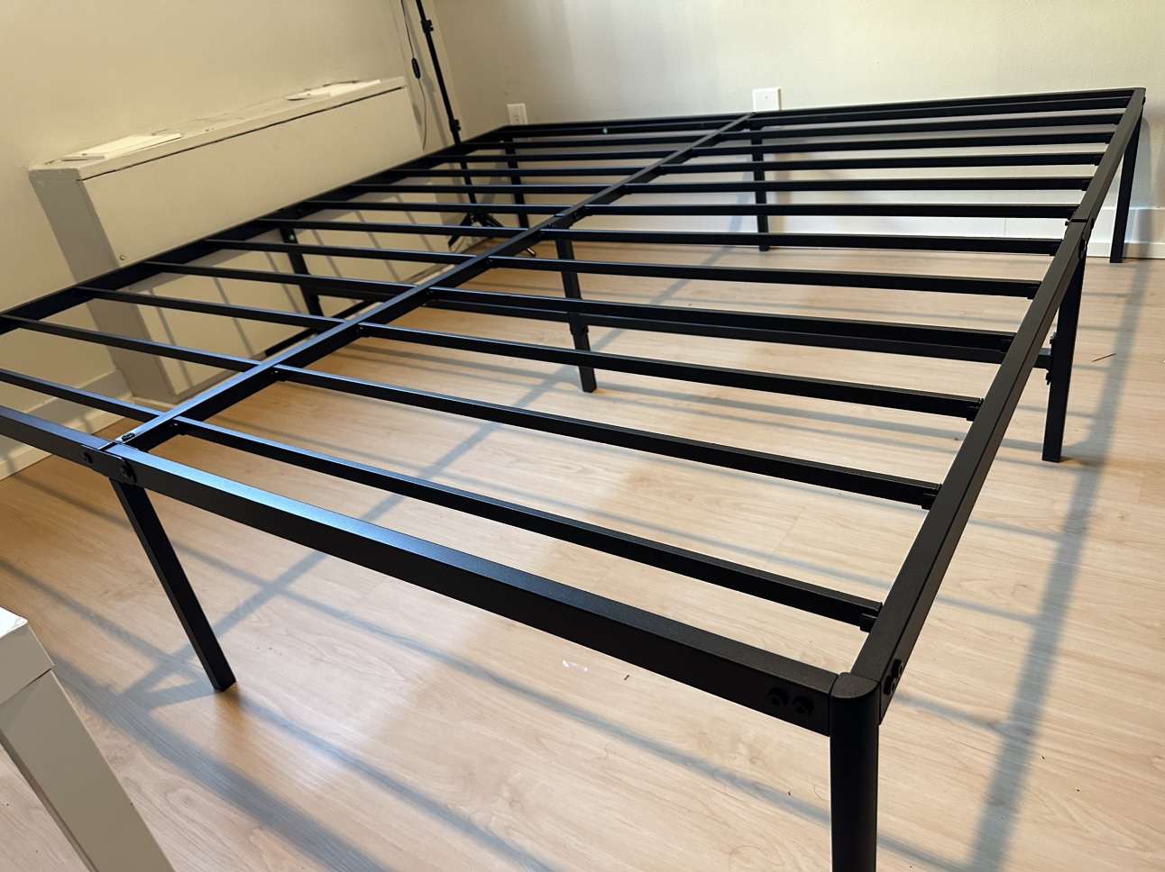 Moving out on April 12th King Size metal bed frame thumbnail