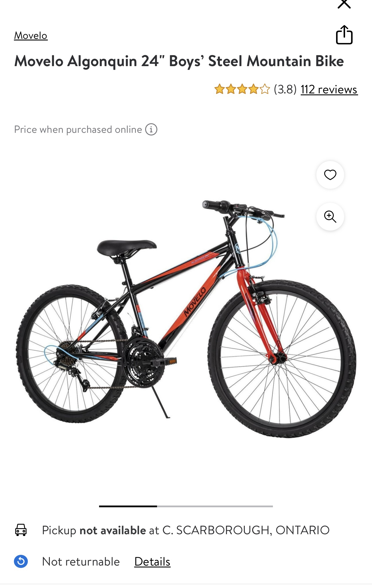 Bicycle (Movelo Algonquin 24-inch) - photo 5