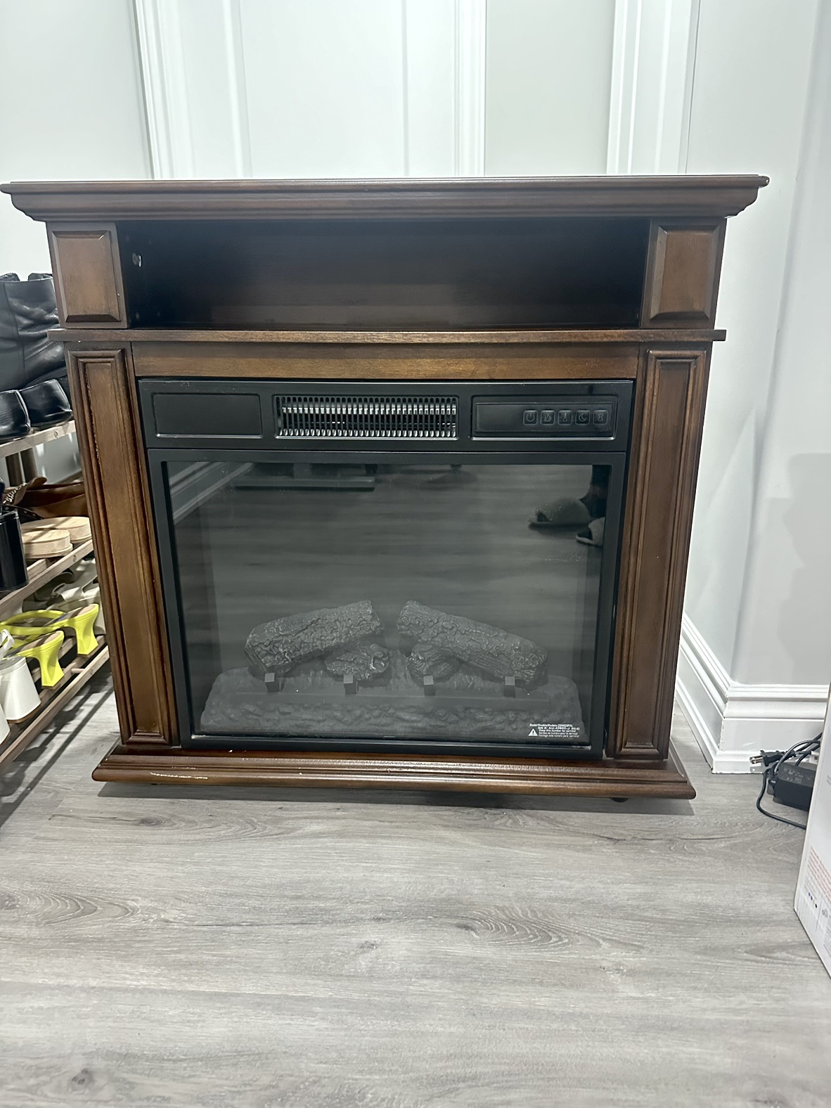 Electric Fireplace with Heater