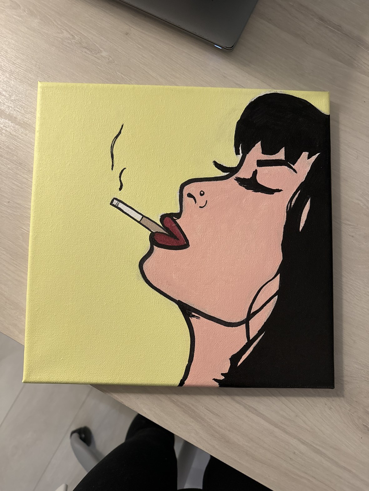 Amateur Pop Art Painting