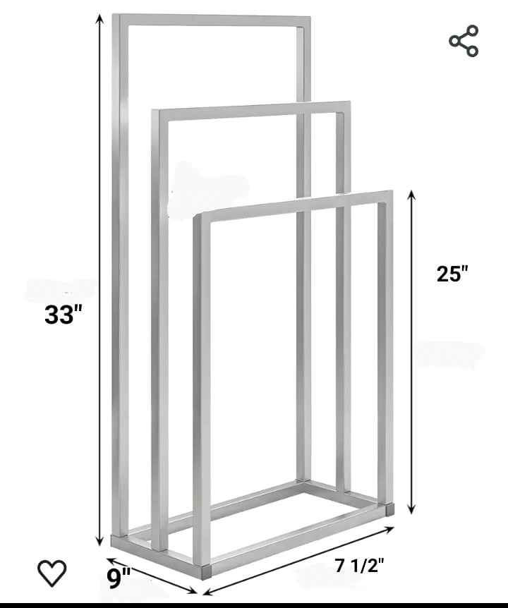 Chrome towel rack image indicator(2)