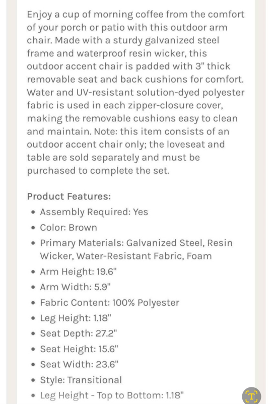 4 X High-end Brown Wicker Capped Arm Chairs - photo 5