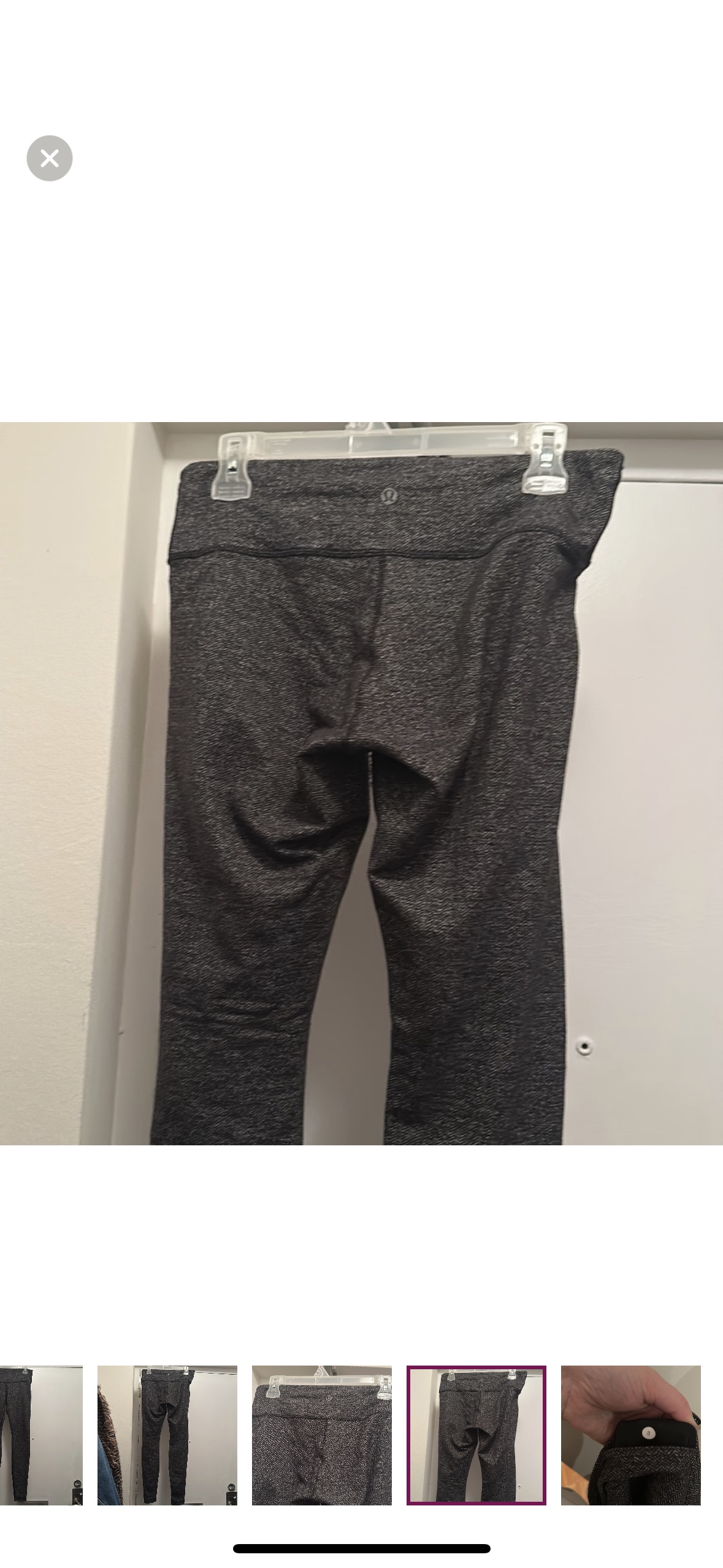 Full length Lululemon leggings size 8 image indicator(4)