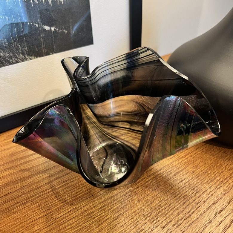 Modern Fluted Glass Bowl - photo 2