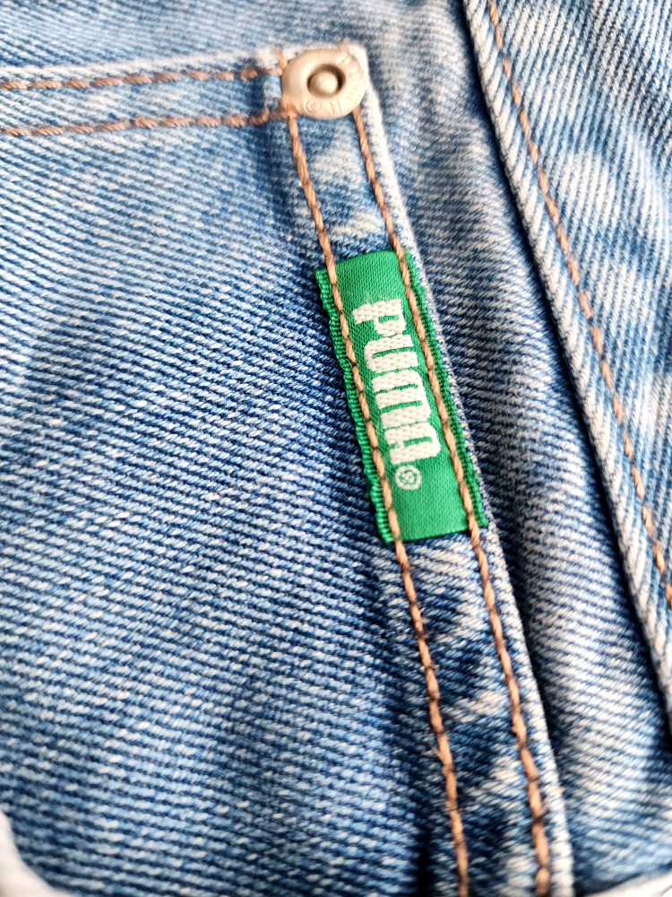 Vintage Puma High Waisted Mom Jeans Size S image indicator(7)