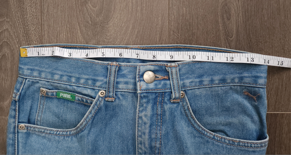 Vintage Puma High Waisted Mom Jeans Size S image indicator(8)