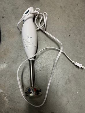Oster - 2 Speed Hand Blender Mixer + Mincer, 250 Watts, White thumbnail