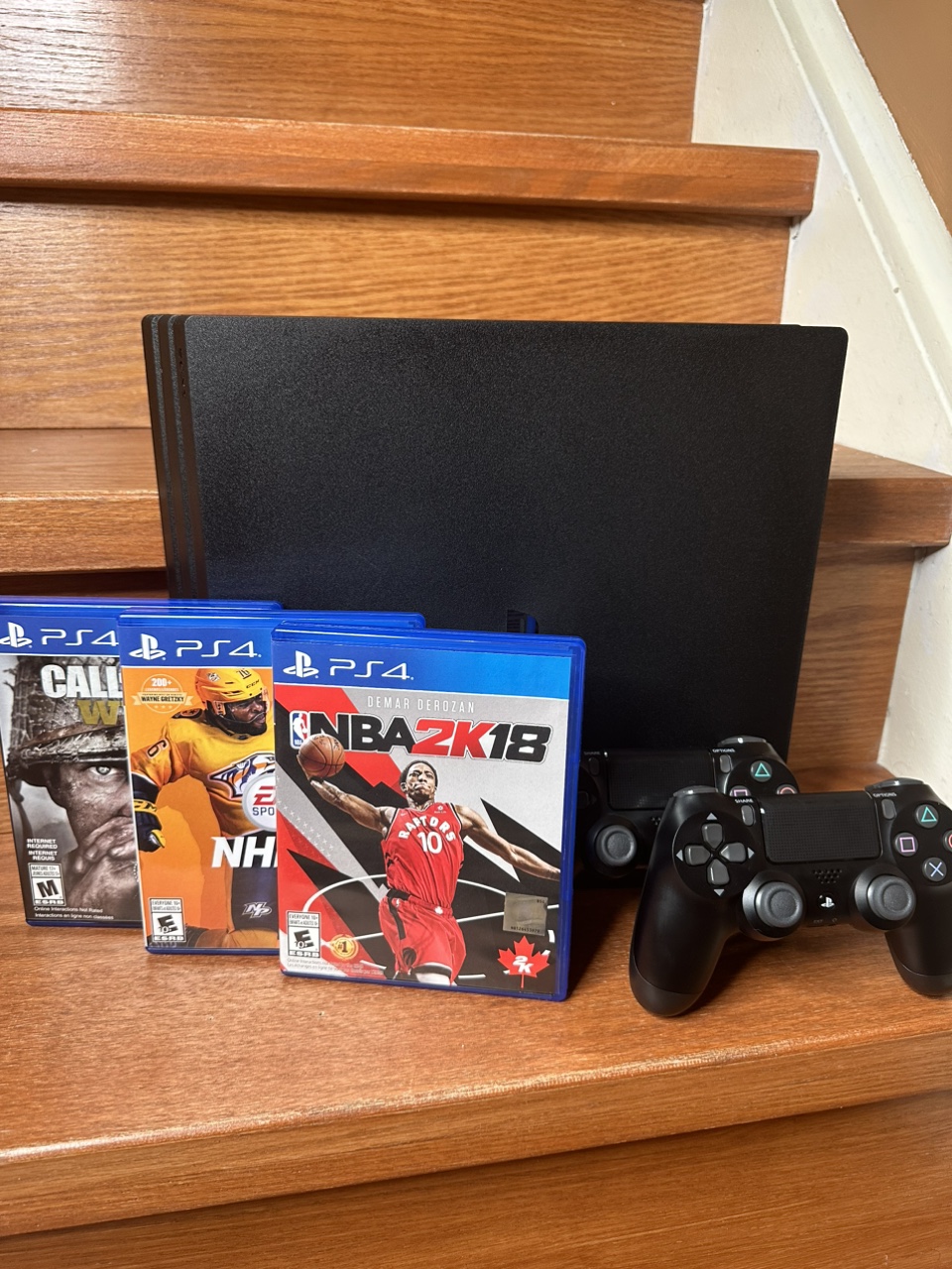 PlayStation 4 Pro controllers + games thumbnail