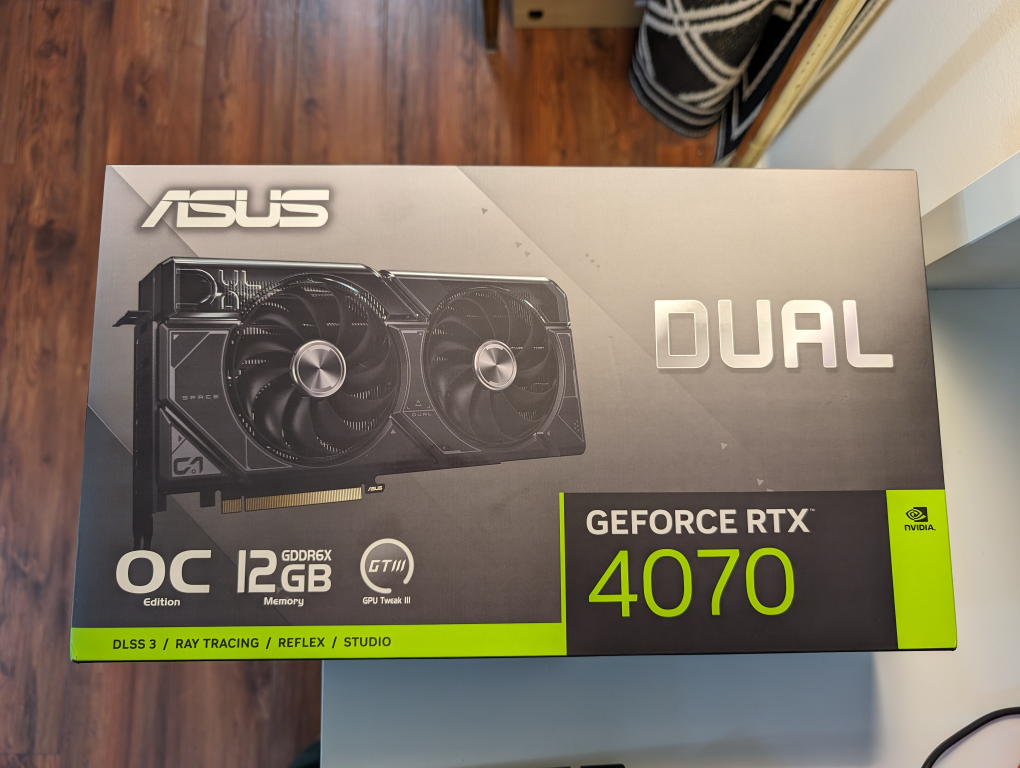 RTX 4070 12 GB OC EDITION ASUS DUAL NVIDIA GEFORCE