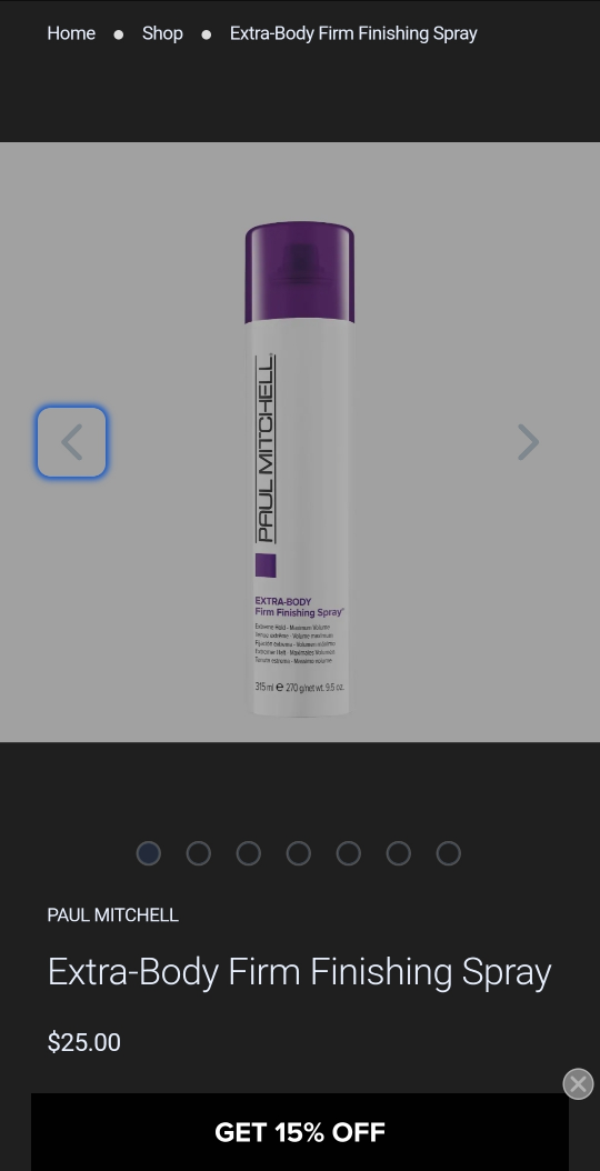 Paul Mitchell Hair Spray thumbnail