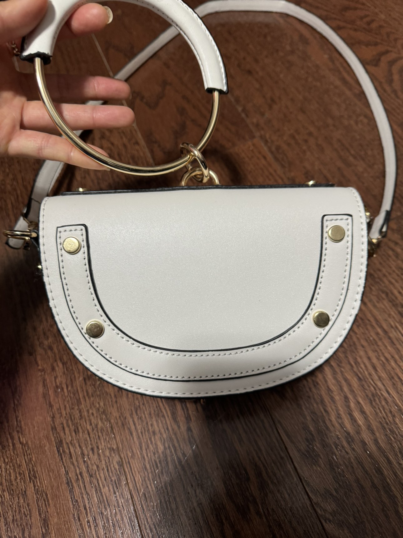 [NEVER USED] White crossbody bag