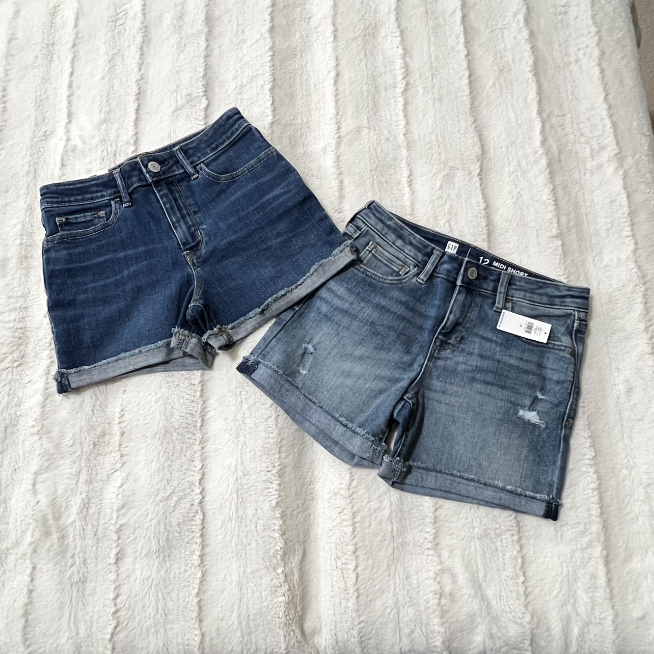 2 GAP girls shorts size 12 thumbnail