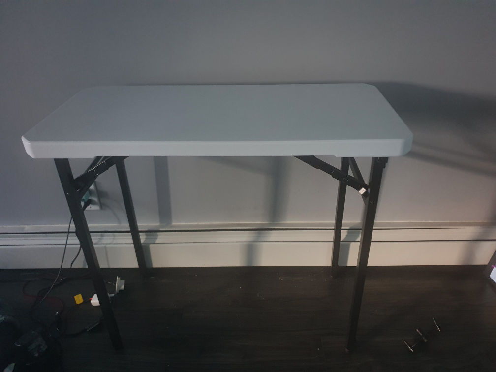 2 large fold up tables and 1 small. - photo 2
