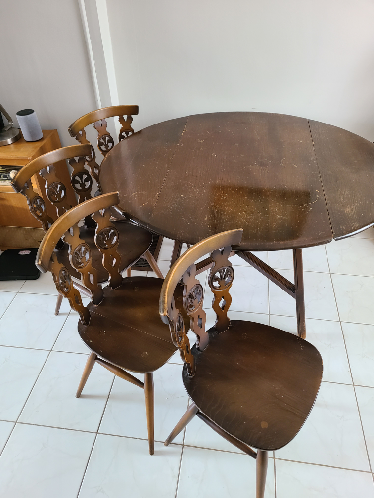 Rare Ercol dining room set image indicator(2)