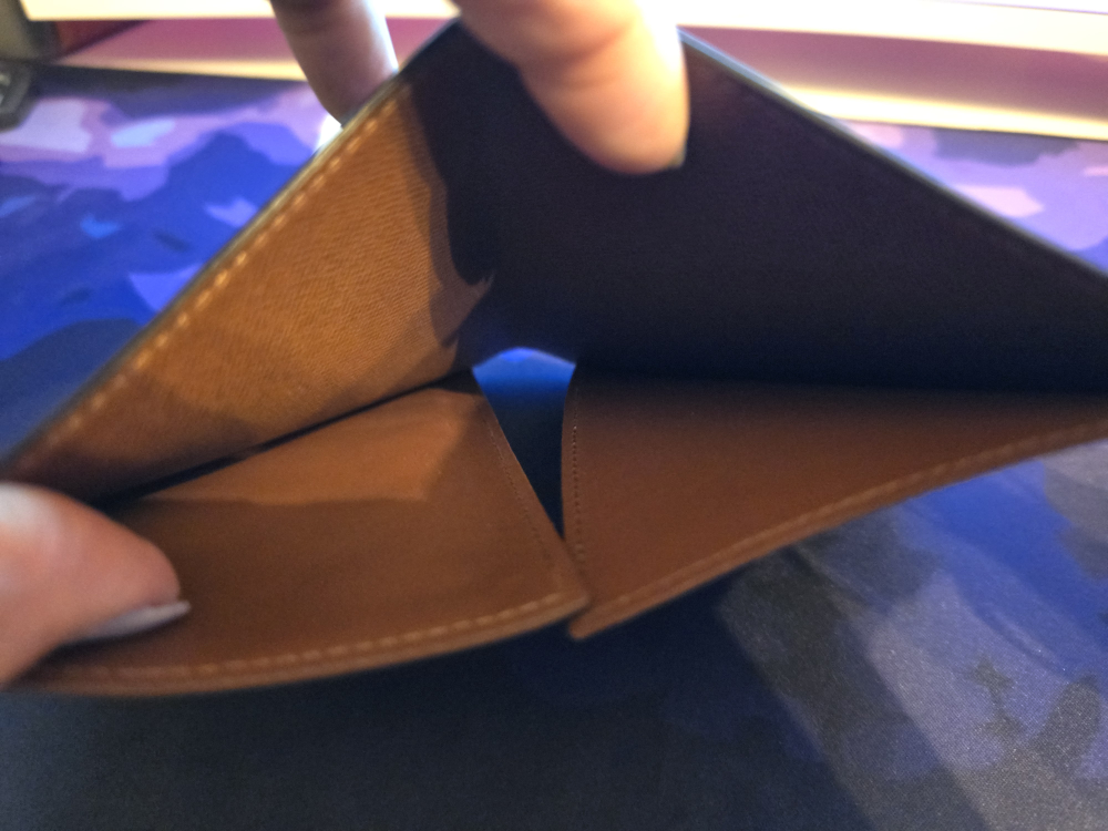 Authentic Louis Vuitton Passport Holder w/ Aruba Stamp image indicator(5)