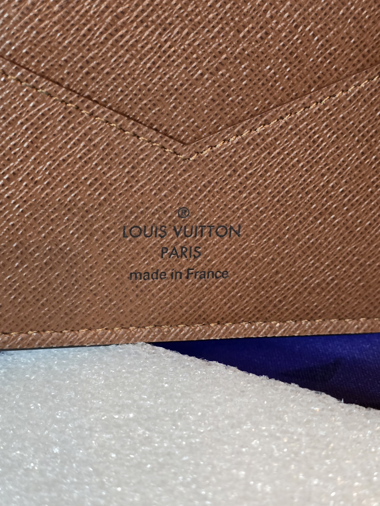 Authentic Louis Vuitton Passport Holder w/ Aruba Stamp image indicator(6)