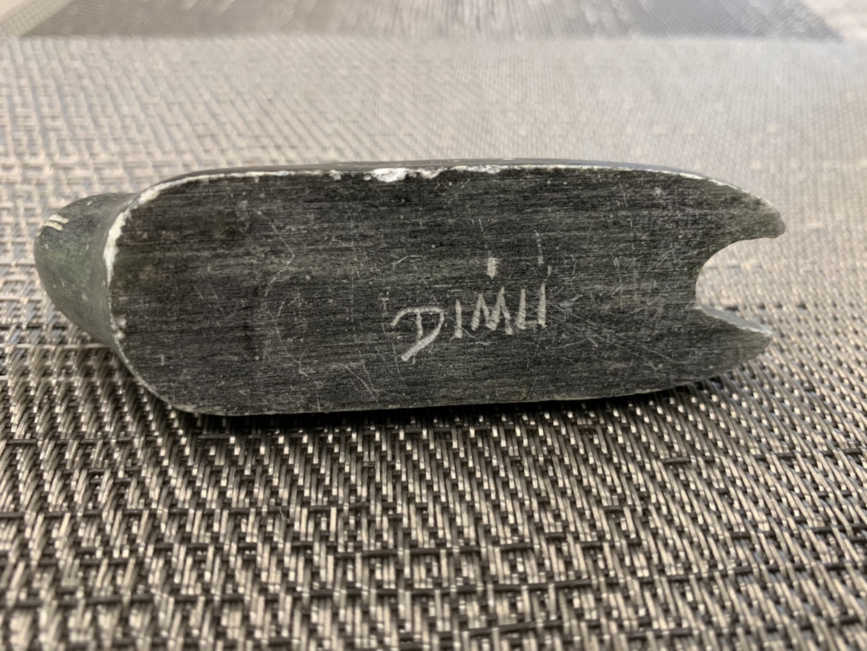 DIMU Seal Soapstone Carving - Signed - Canada - 20th Century image indicator(4)