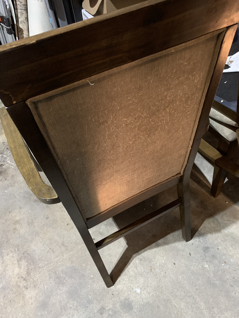 #freecycle solid wood dining chairs - photo 3