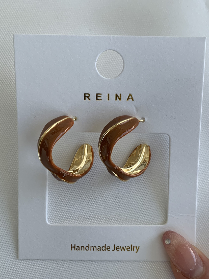 🍂Abstract Earrings 🥐 image indicator(2)