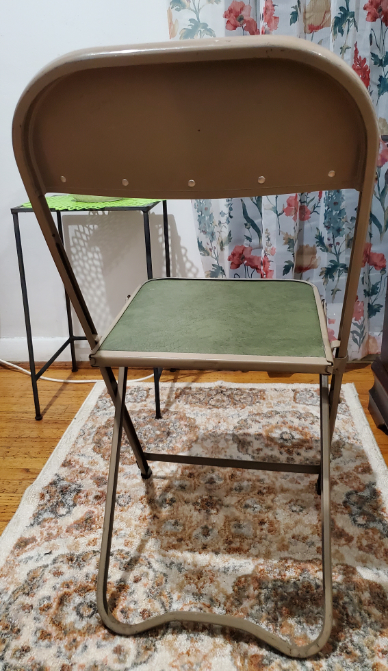 Two solid metal chairs - photo 5