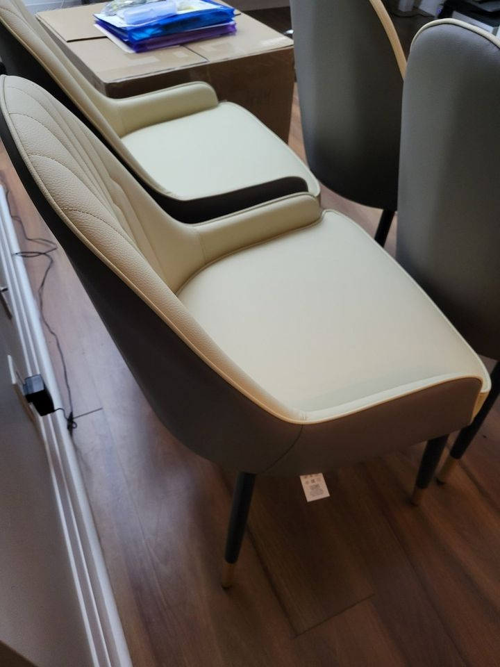 Brand New Leather Dining Chair - photo 3