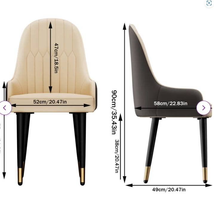 Brand New Leather Dining Chair - photo 5
