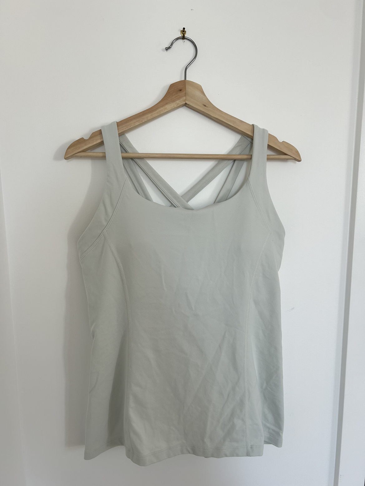 Lululemon Blue Racerback Built in Bra Tank Top Workout Yoga - photo 2