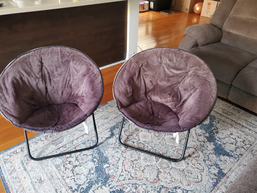 Saucer chairs - 2Nos