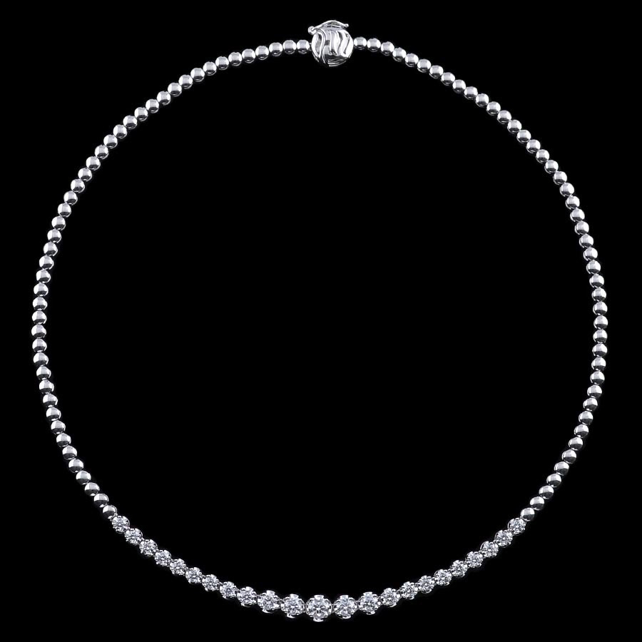 Natural Real Diamond Necklace with certificate