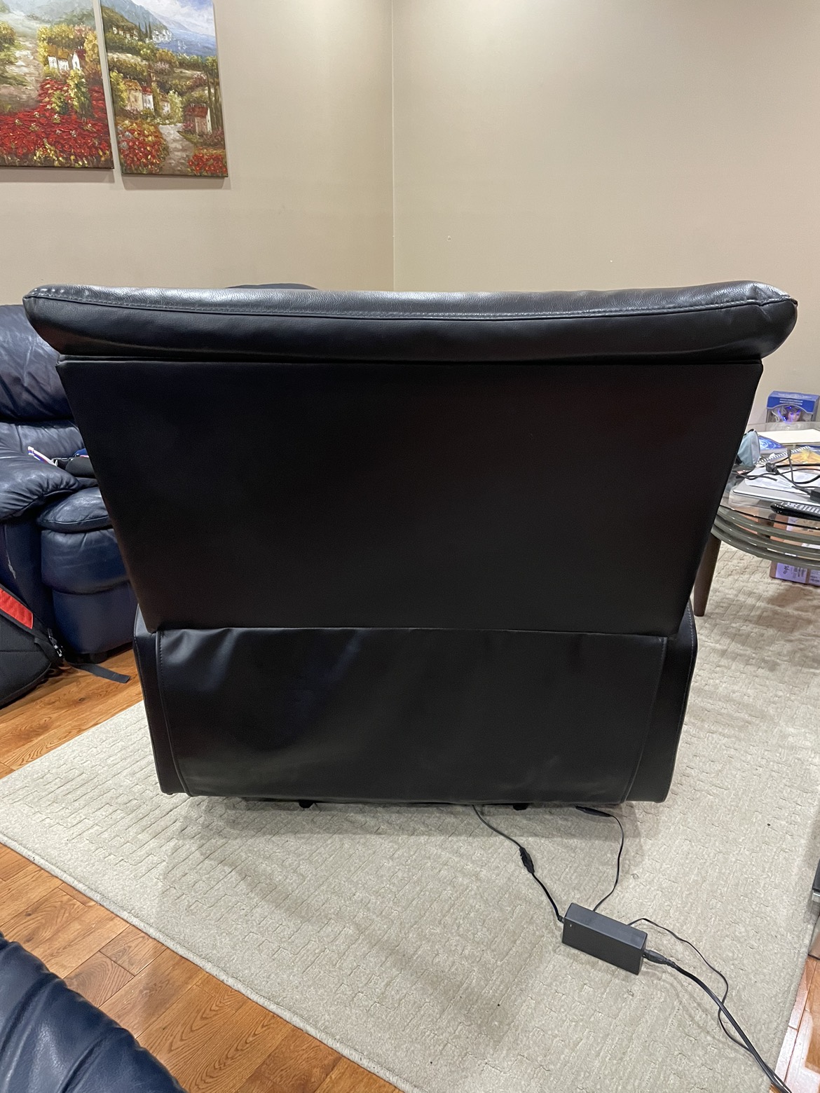 Electric Faux Leather Recliner - photo 4