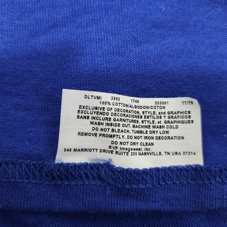 BLUE JAYS Majestic T-SHIRT. *DAD 1* on the back. #S  image indicator(5)